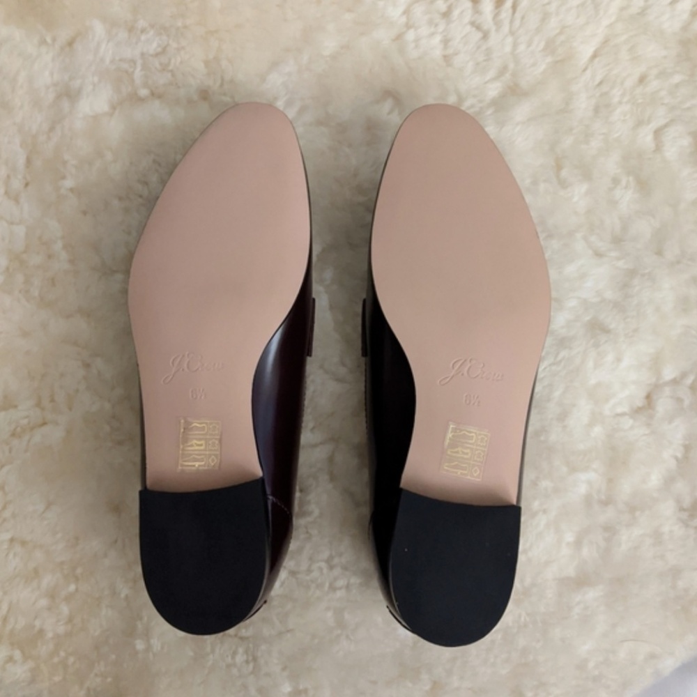 J.Crew Beet Academy Penny Loafers Size 6.5 NEW - Picture 5 of 7